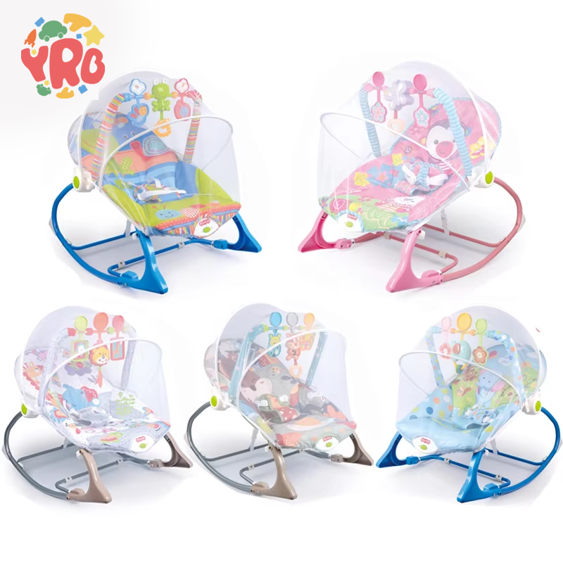 Yrb Baby Electric Rocking Chair Musical Swing Baby Bouncer Baby Swing Rocker with Mosquito Net