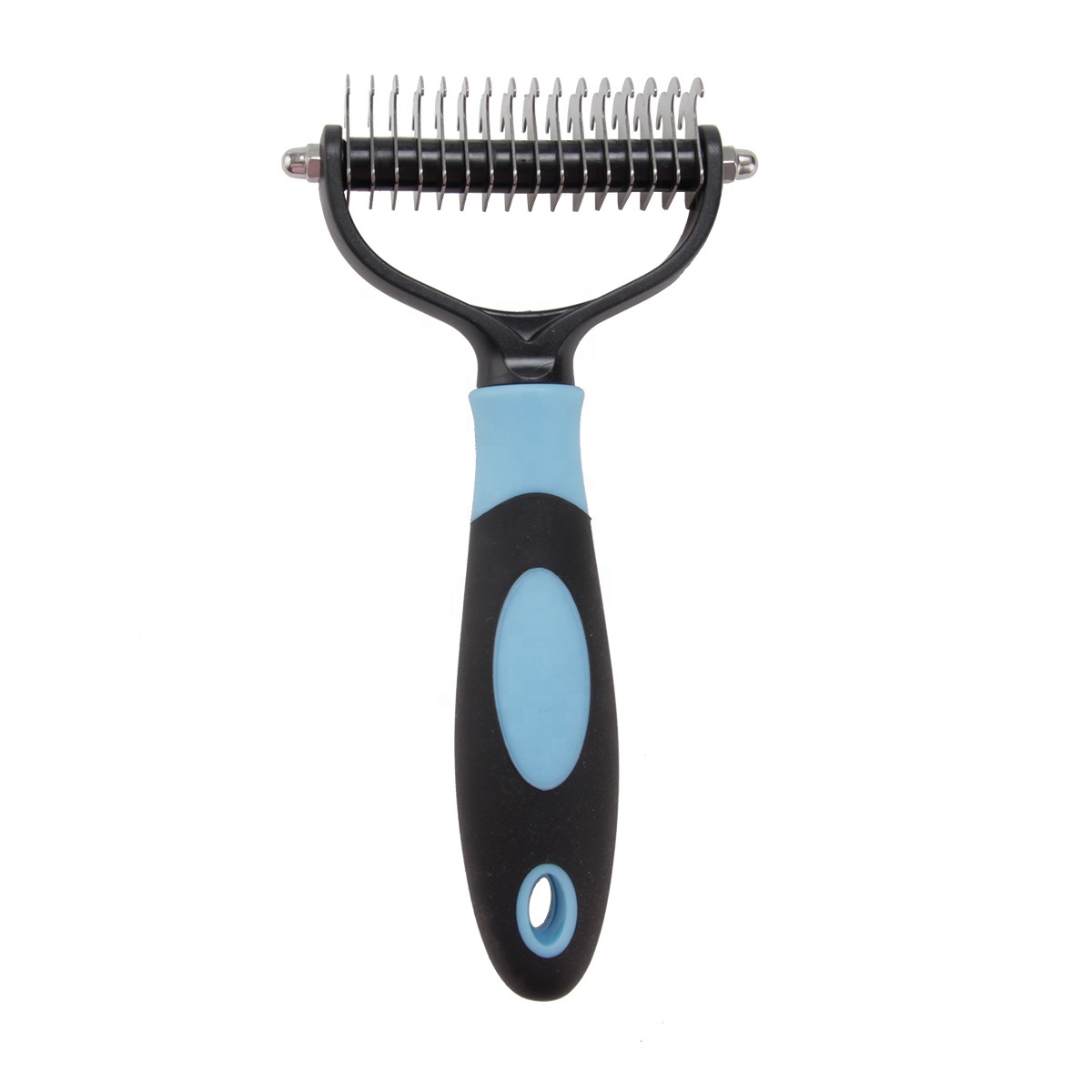 2021 Amazon pet supplies double-sided pet hair grooming combs for dogs cats
