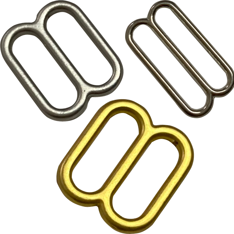 Nickle Free Zinc alloy bra sliders lingerie adjuster buckles underwear accessories
