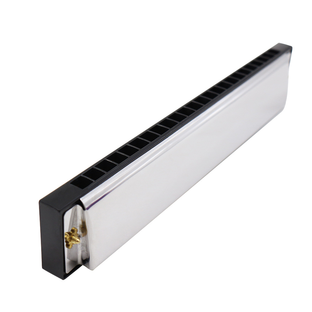 Wholesale Price Metal 24 Holes Harmonica C For Beginners Harmonica Educational Toys