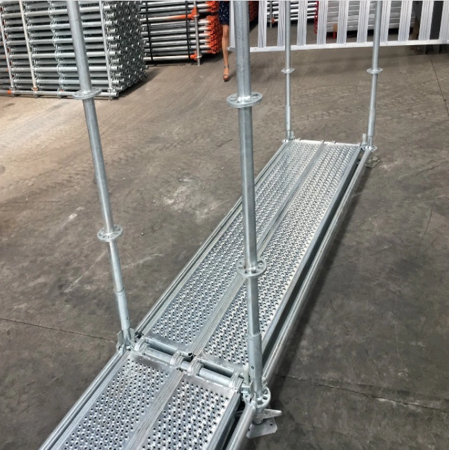Hot sale Galvanized Scaffolding steel plank Ringlock system