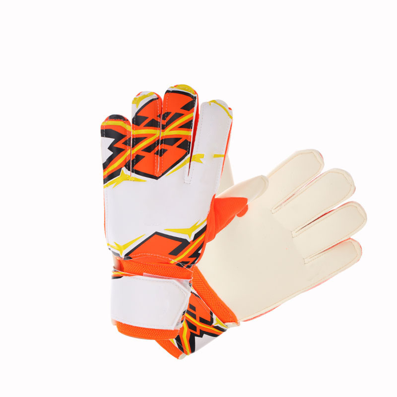 Soccer training teenager football wear goalkeepergloves finger guard protection rubber style sportsgloves