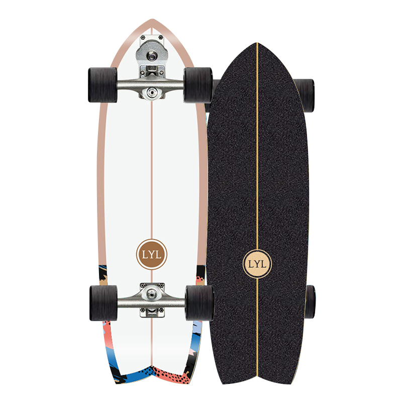 Высокое качество Surfskate S7 грузовик изготовленный на заказ 7 слоев Канада клена для серфинга, для катания на скейтборде