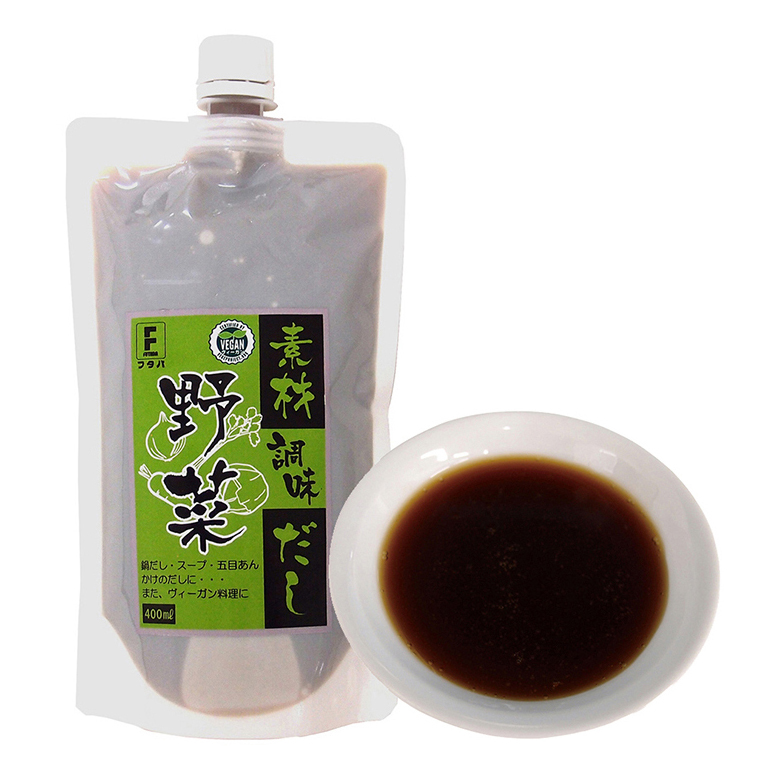 Elegant umami taste no msg vegan broth soup base liquid Japan vegetarian sauce
