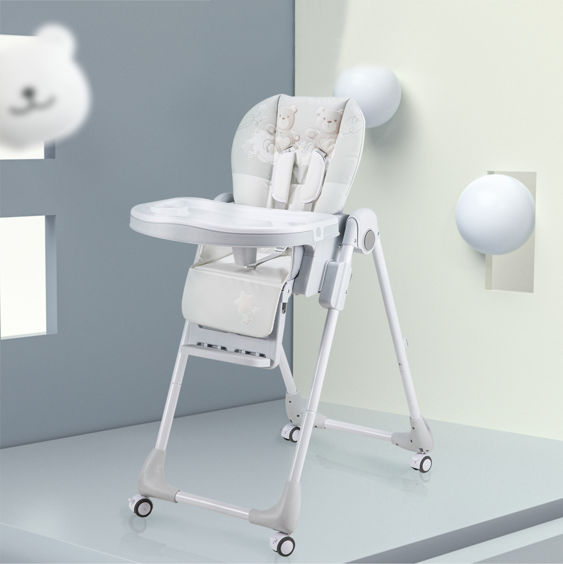 Multi-Function baby chair dining foldable safety 3 in 1baby high chair