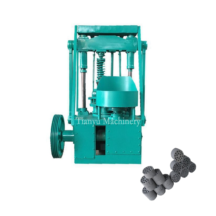Beehive Coal Dust Bar Punching Production Machine Line Mineral Honeycomb Charcoal/Coal Brick Briquette Press Machine