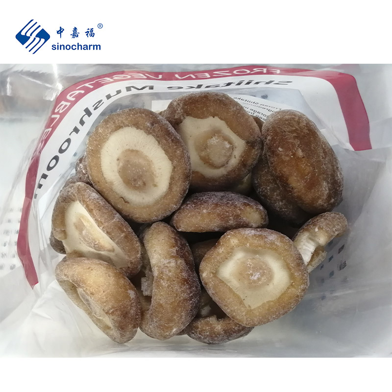 Высококачественные вкусные грибы Sinocharm Shiitake, замороженные, полностью IQF, 1 кг
