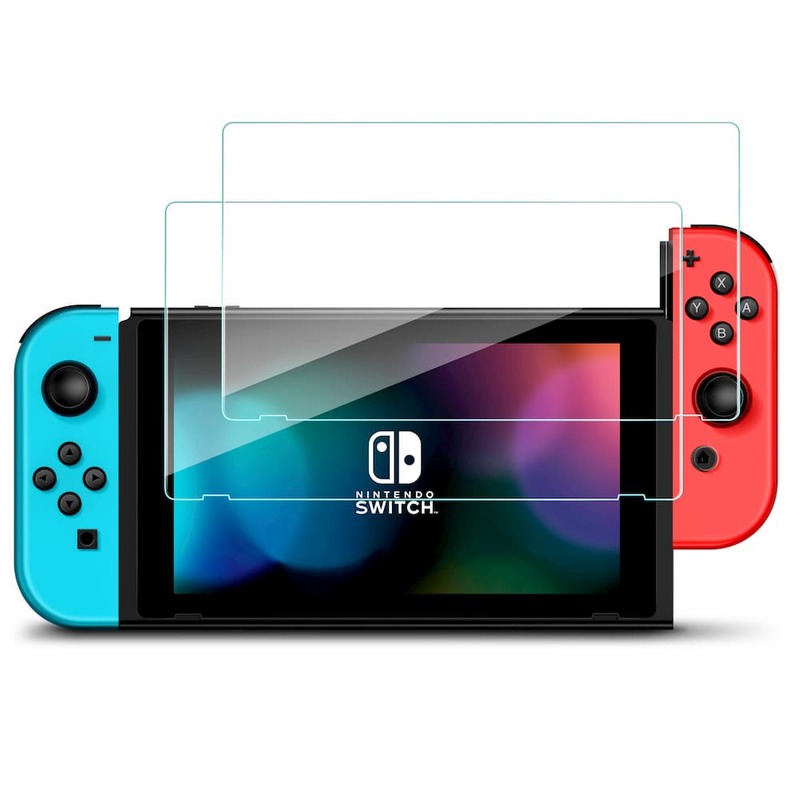 Amazon, 2 упаковки, Защита экрана для Nintendo Switch 9H 2.5D, подходит для защиты экрана, закаленное стекло для Switch Lite
