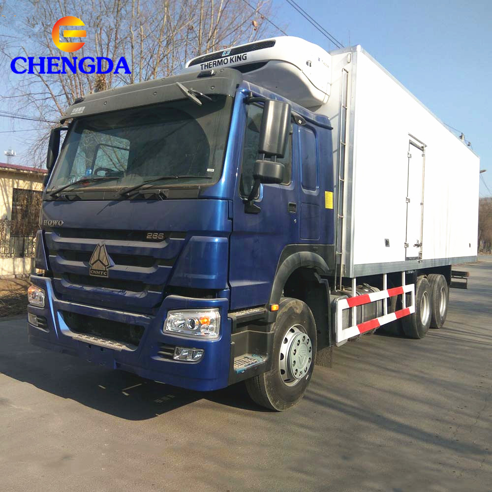 Грузовик для холодильника Howo 6X4, 3 тонны, продажа холодильных грузовиков