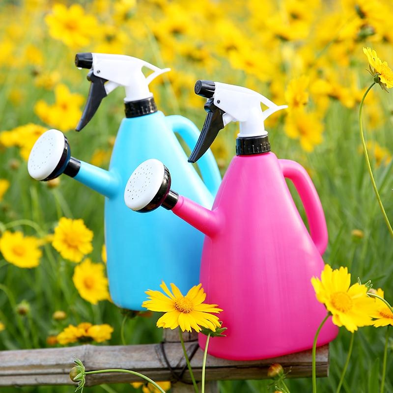 Gardening unique plastic kids household garden plastic watering can for plants