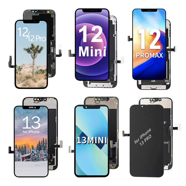 OLED lcd Производитель смартфон сенсорный ЖК-экран Замена для ЖК-экранов для iPhone для iphone 12 13 Pro MAX 12 13 Мини Дисплей