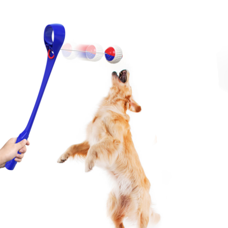 Hot Selling Wholesale Tiktok Training Dog Walking Non-Automatic Outdoor Dog Toy Throwing Cue Ball Thrower