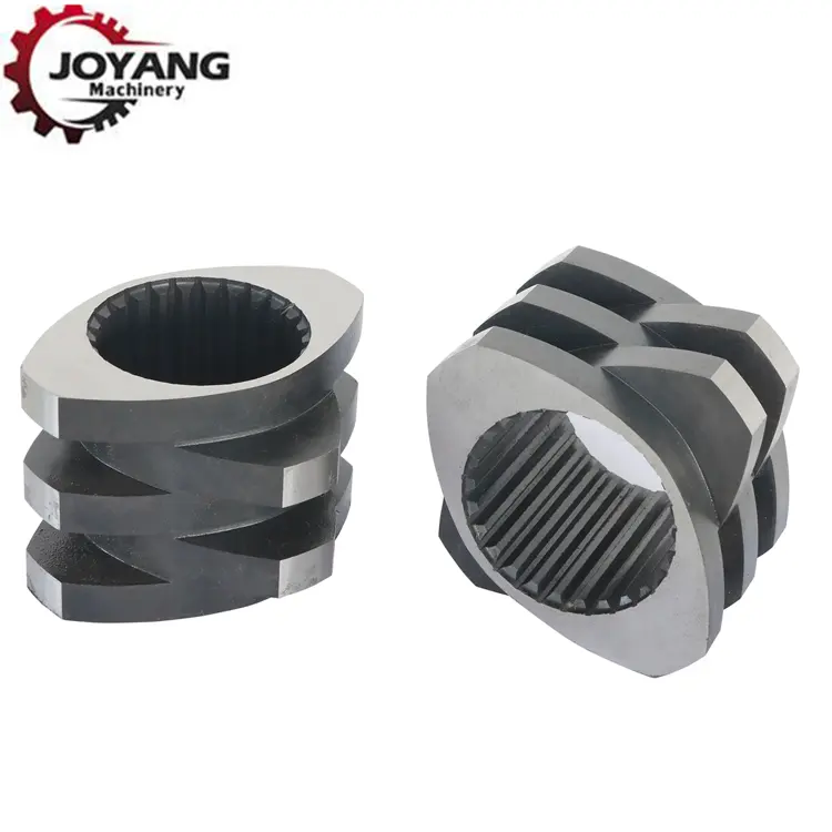 Twin Extruder Screw Spare Parts Plastic Extruder Screw And Barrel For Extrusion