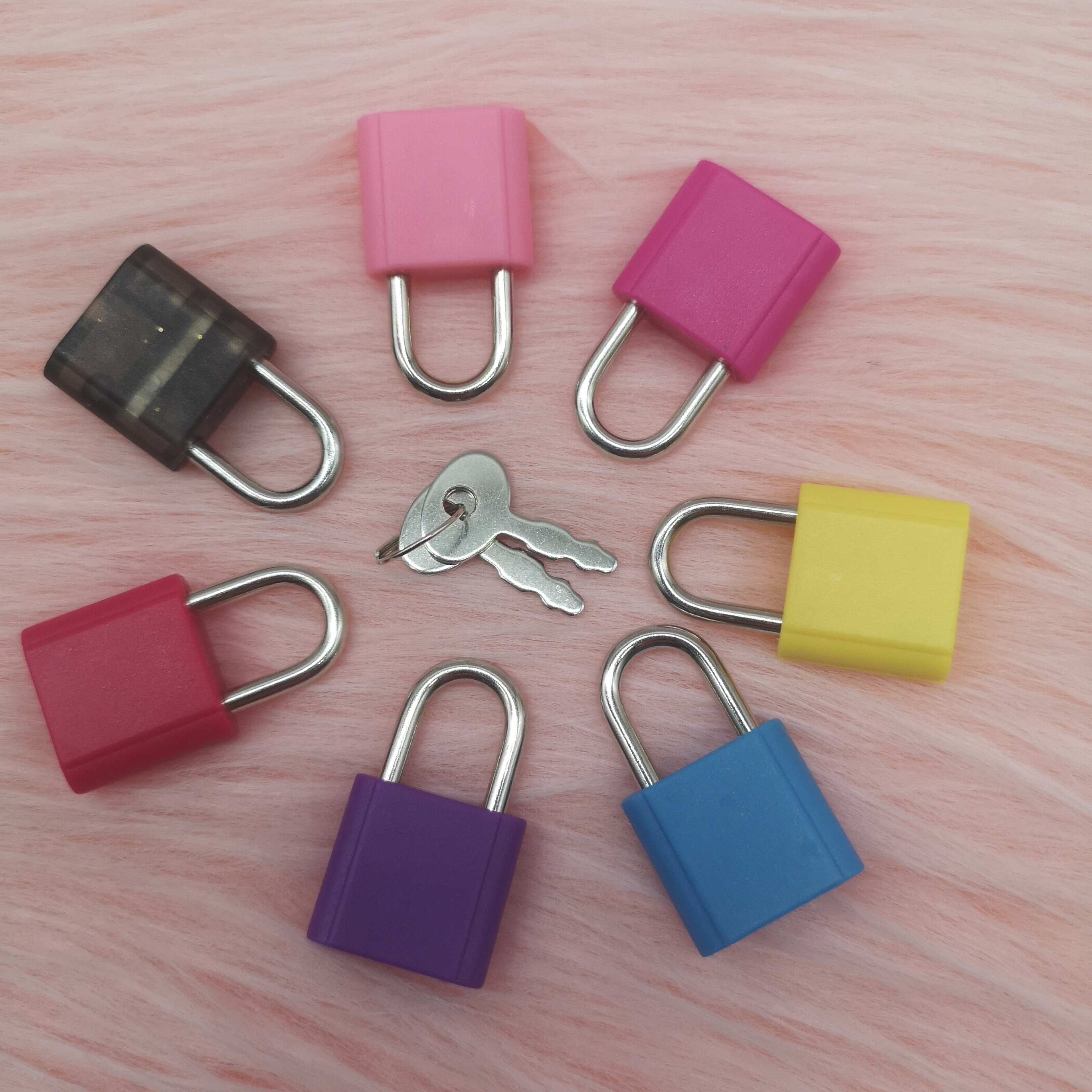AJF mini and cute plastic diary lock and Piggy bank lock