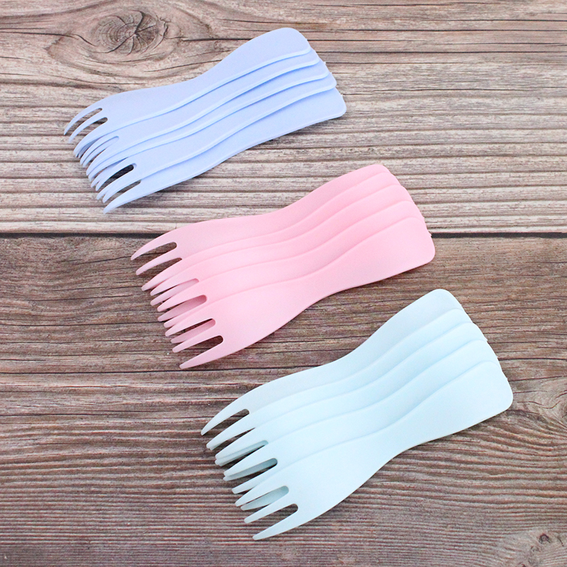 Wholesale transparent plastic bag durable fork set disposable plastic fork