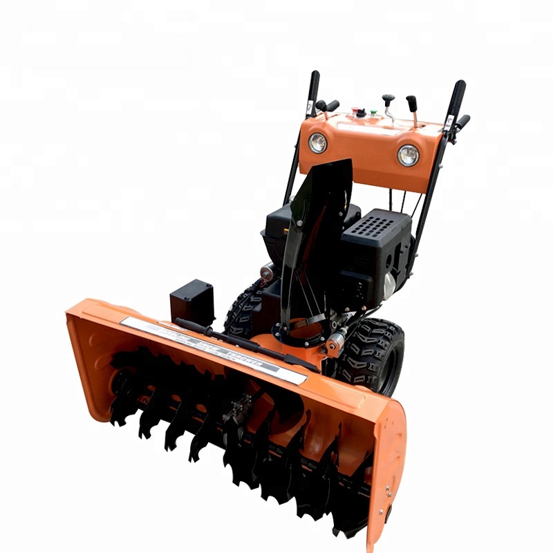 15HP бензиновый двигатель ручной толчок снег подметальная машина