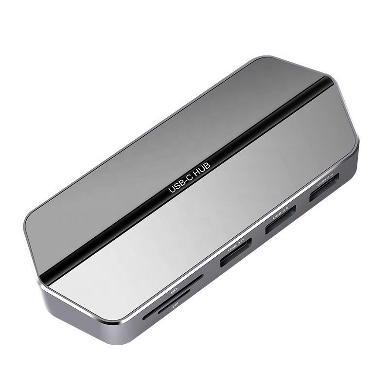 Новейшая модель; Лидер продаж алюминиевый TYPE-C usb-c концентратор T19 для macbook