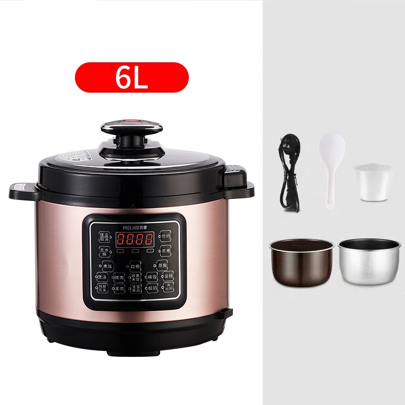 4L/5L/6L Electric Pressure rice Cooker with Stainless Steel inner pot