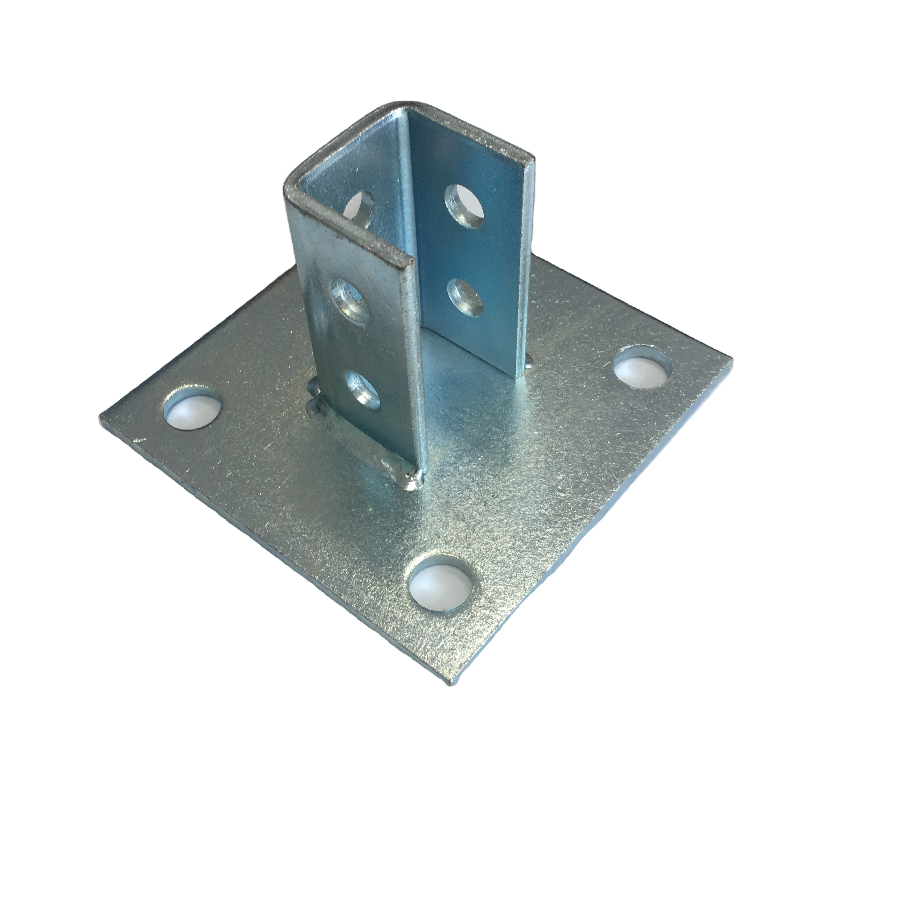 Good Quality carbon steel Post 6"x6"x3 - 1 / 2" Fence Post With Base Plate Fence Post