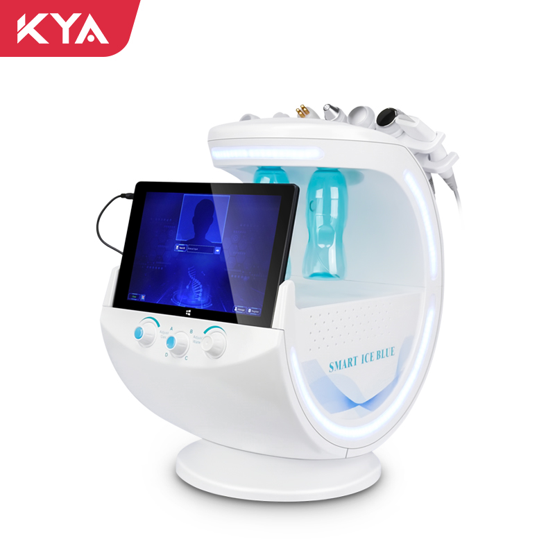 Смарт-Ice Blue пузыри hydrafacials машина с полной кожи диагноза анализа отчет по уходу за кожей косметологический аппарат