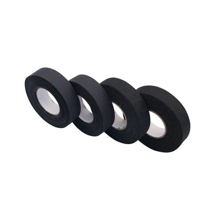 High adhesive Acetate PET Polyester cloth cotton cloth insulation Fabric fiber tape for Automobile wire Harness
