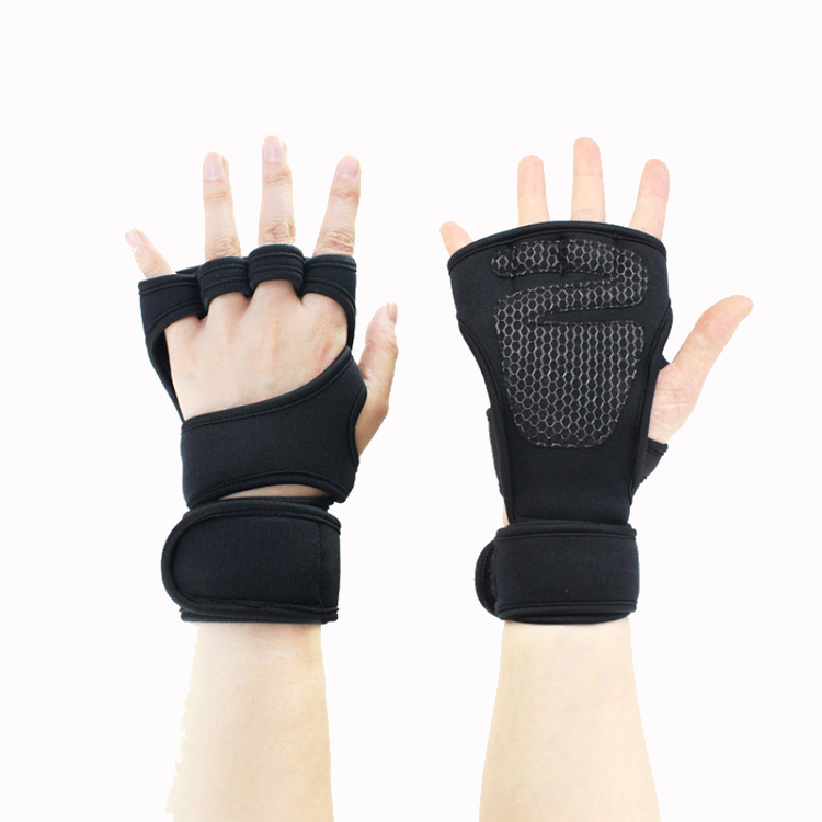 Custom Neoprene Weightlifting Gloves Adjustable custom color logo Neoprene Gym Fitness Weightlifting Gloves