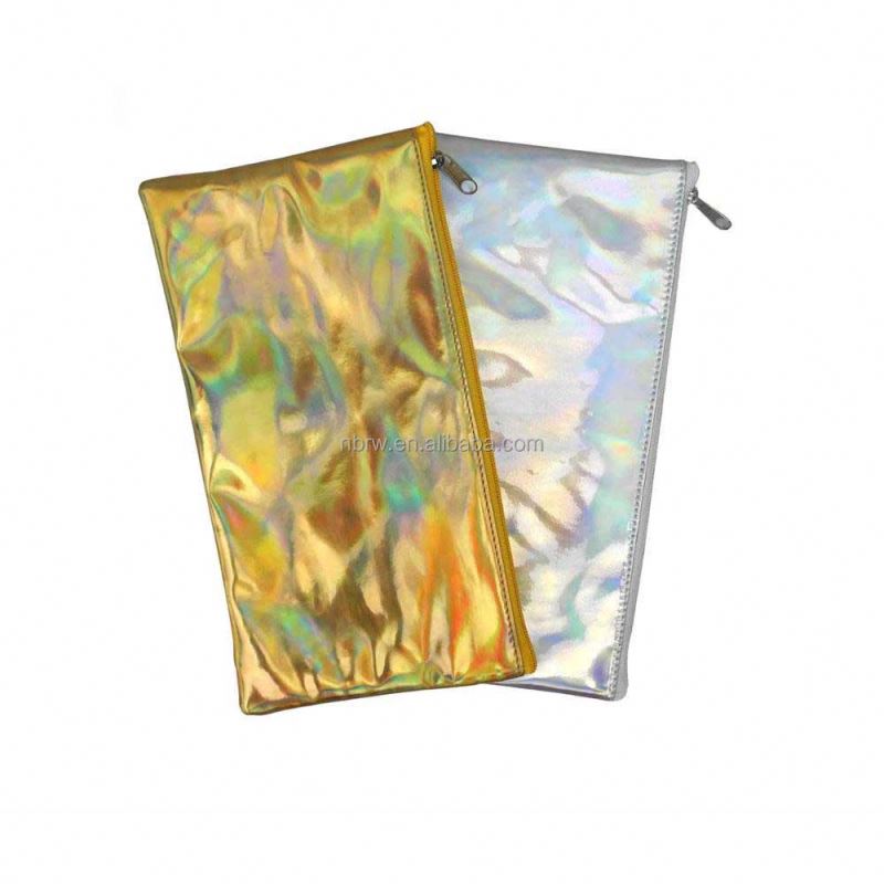 Fashion Wholesale high quality PU pencil pouch with zipper
