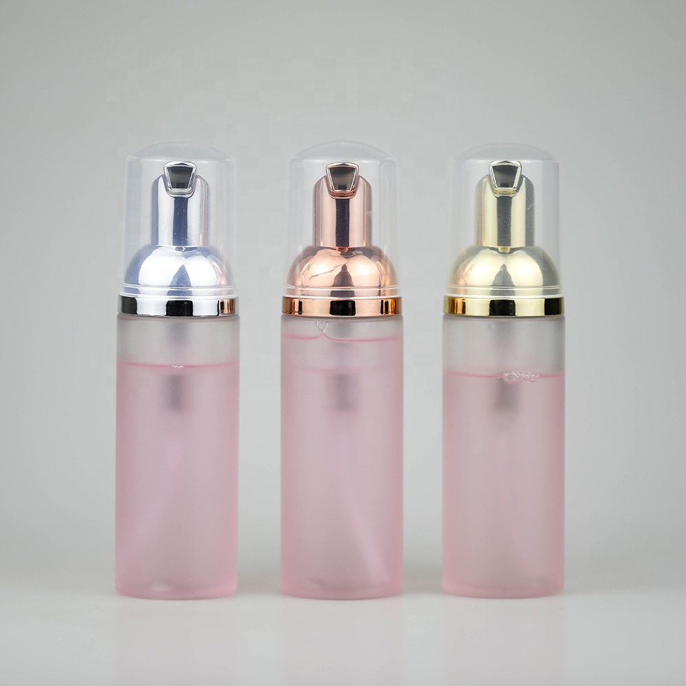 Wholesale rose gold, gold, silver, pink, blue, black white cheap lash bath lash cleansing foam with tools