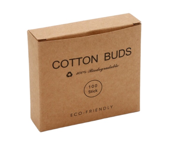 Wanuocraft Eco-Friendly 100% Biodegradable Bamboo Cotton Ear Buds Ear Swab for Ear cleaning