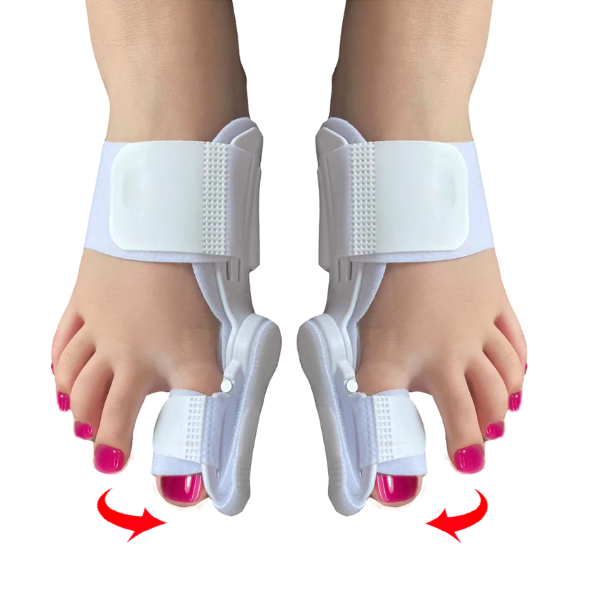 Новый Регулируемый корректор межпозвоночной шины MediFootCare, выпрямитель, защита большого пальца ноги при вальгусной деформации HA00785