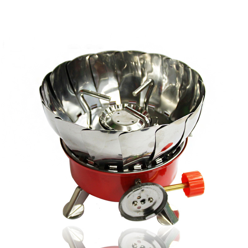 biogas Sitting Drum short venturi with top tempered glass table tops mini electric Double burner triangle gas stoves