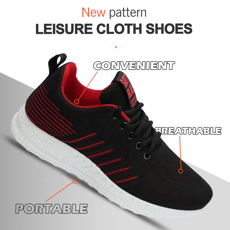 Factory Price Men's mesh Running Shoes Fashion Sneakers Walking Casual Sport Shoes Zapatos Para Correr Para Hombre