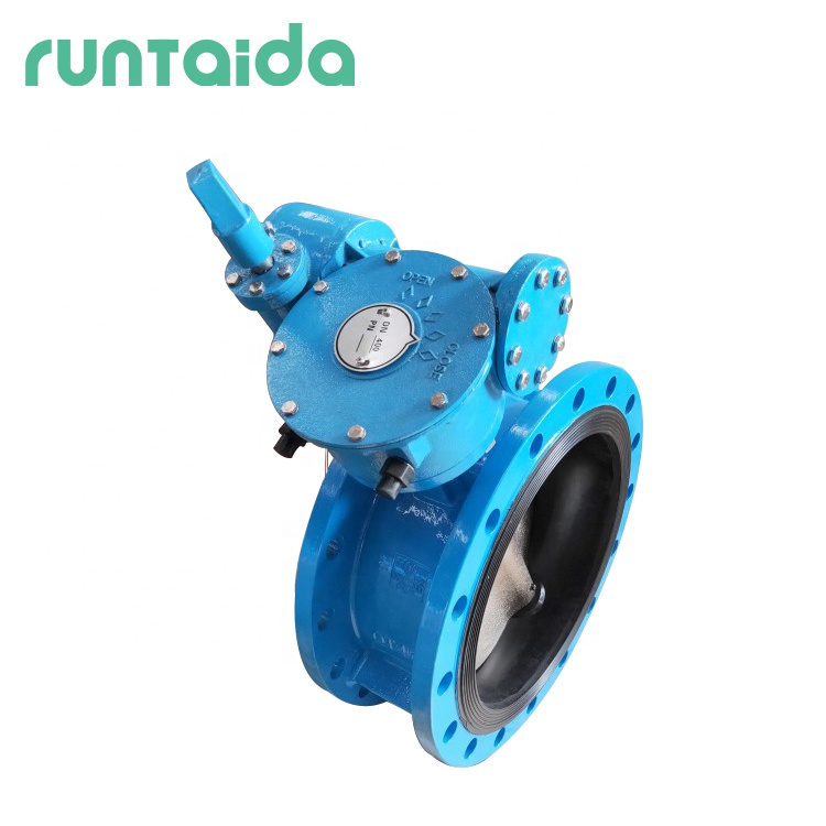 D341X-10/16Q QT450 PN10 PN16 подземный водопровод сети этиленового пропилен-каучука с двойным фланцем цена клапан-бабочка