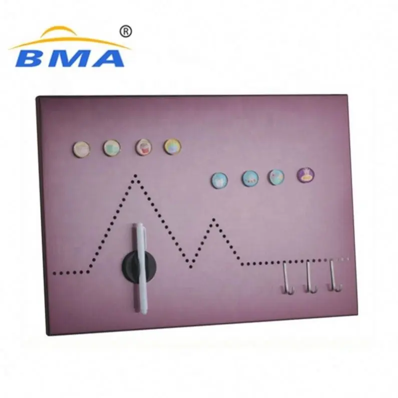 High Quality music magnet memo board steel writing board with magnet
