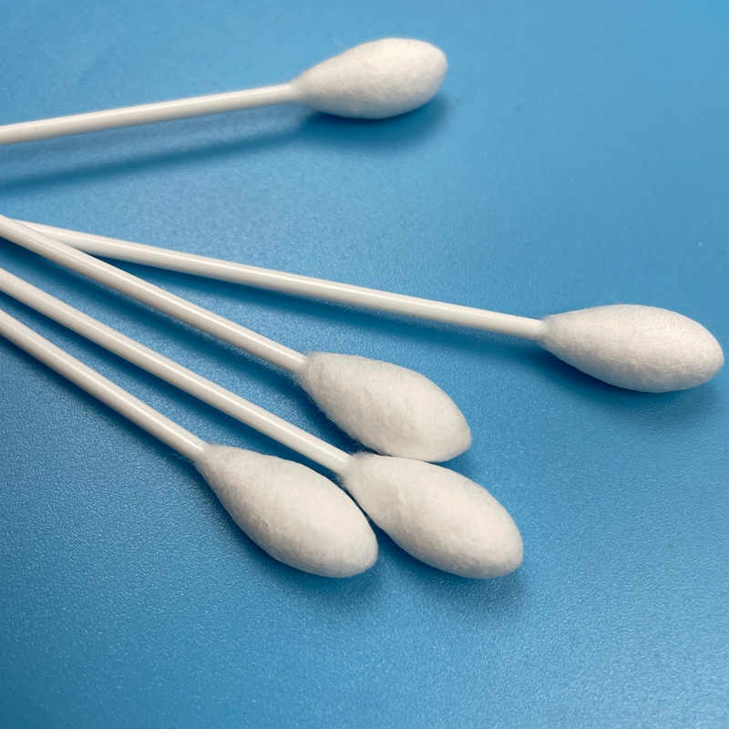 10mm Big Cotton Tip Disposable Medical Cotton Buds Saliva Absorbing Oral Care Swab PP Stem
