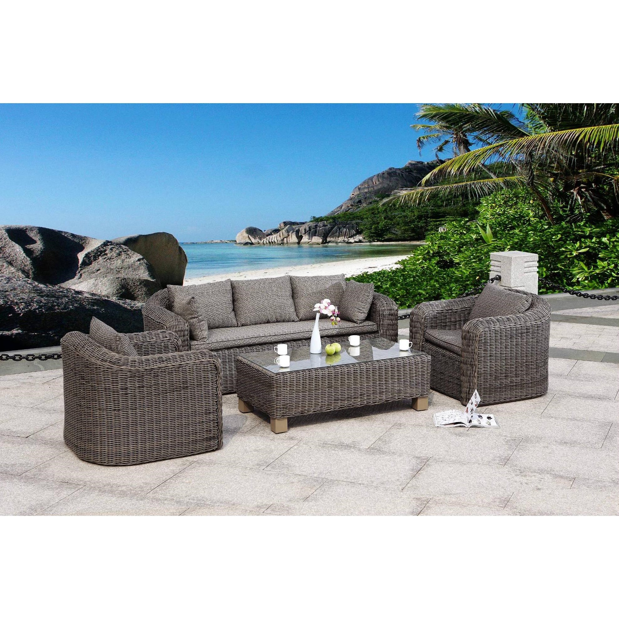Outdoor plastic garden sofa furniture outdoor garden sofas luxury exclusive sofas