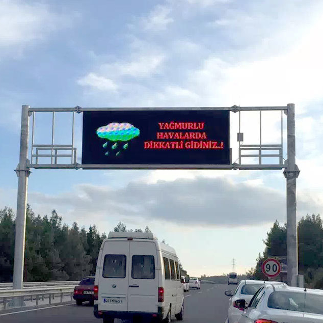 P31.25 красный зелёный синий светодиодный дисплей для дорог и платных станций