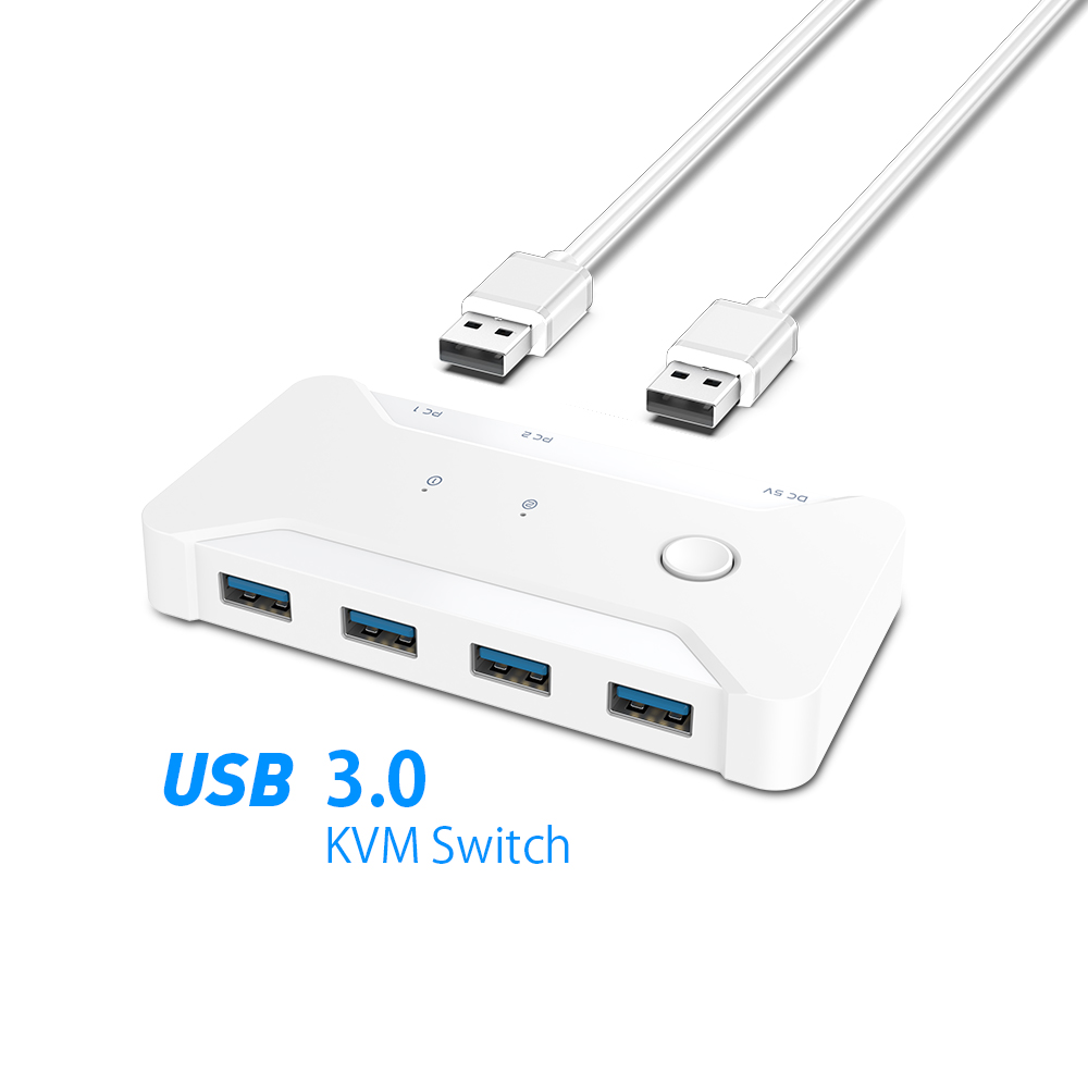 OEM селектор 4 порта 2 компьютера периферийный коммутатор адаптер концентратор USB 3,0 переключатель для ПК принтер сканер мышь клавиатура