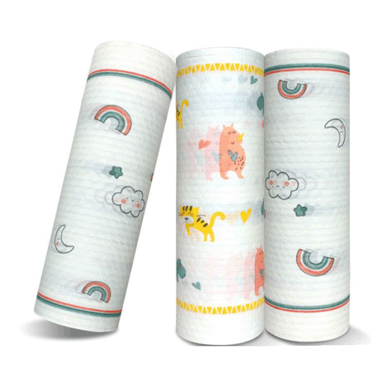 Non-Woven Fabric Washing Cleaning Cloth Towels Kitchen Tissue-Towel Wiping Dish Towels Disposable custom tissue paper