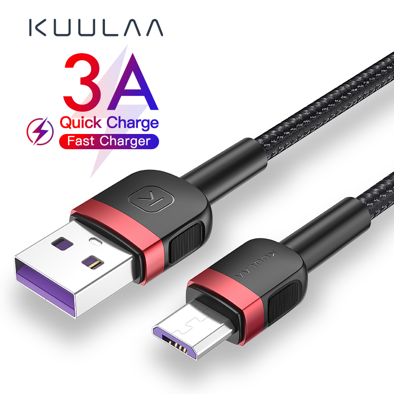 Kuulaa оптовая продажа 2.4A Android Usb Удлинительный кабель для быстрой зарядки 3,0 кабель с флеш-накопителем Usb и мини-флеш-накопителем Usb для зарядки мобильного телефона