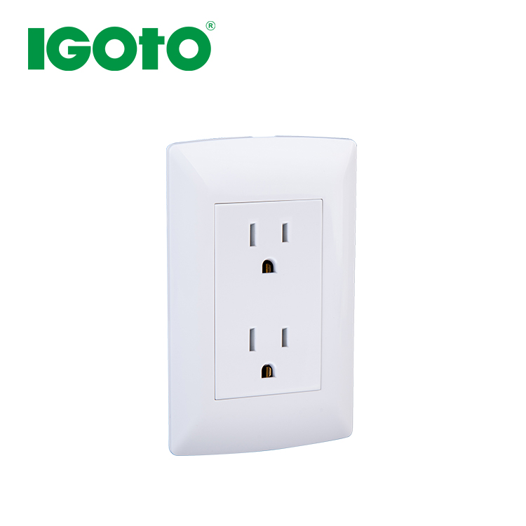 Лидер продаж, американская 3-контактная розетка IGOTO L105-2 2G для отеля