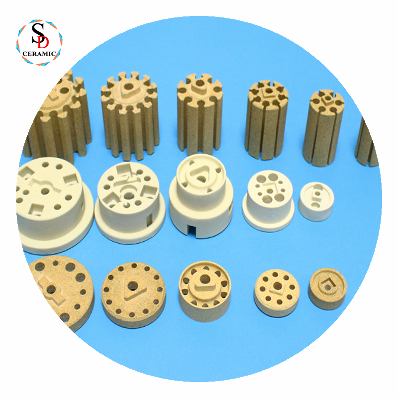 Manufacturer high heat resistance electrical c520 ceramic cordierite porcelain bobbin heater