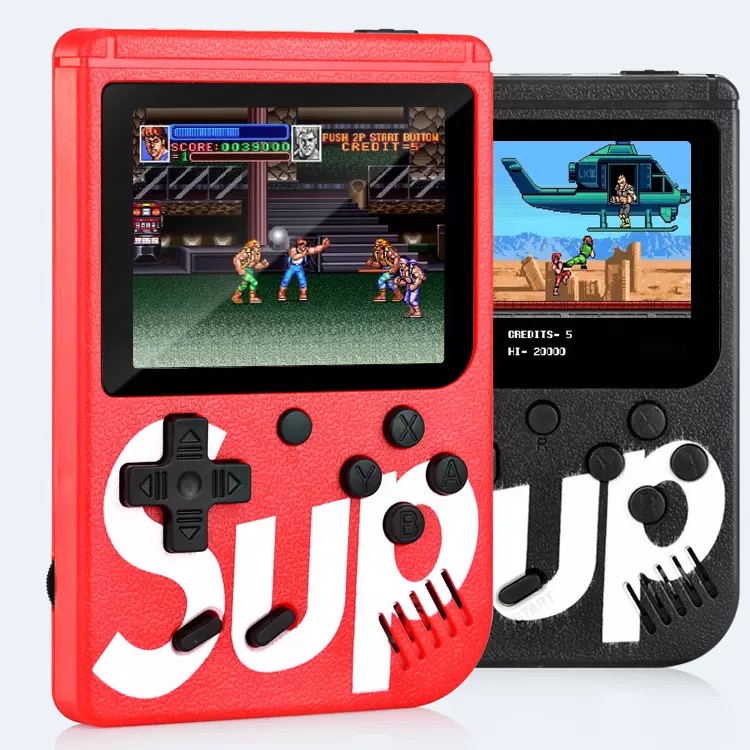 Портативная игровая мини-консоль Amazon 400, Классическая Игровая приставка SUP в стиле ретро, портативная игровая консоль 400 в 1
