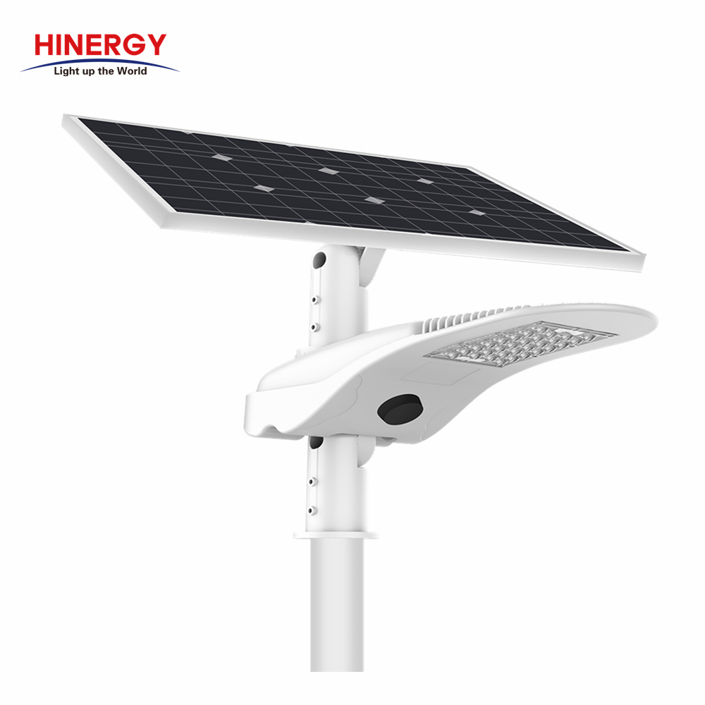 Hinergy, высокая мощность, люмен, автоматический умный полуинтегрированный светодиодный солнечный уличный фонарь для осветительных проектов