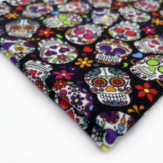 No MOQ Customized Colorful Various Design Kids Fabric Jersey Digital Print Cotton Lycra For Dresses