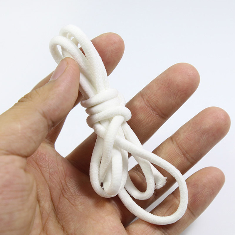 Factory Supply Eco-friendly Nylon Elastic Band Round Earloop