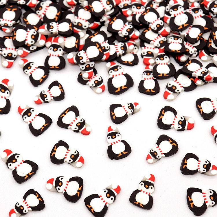 Wholesale colorful polymer clay soft pottery painted multi-style slices