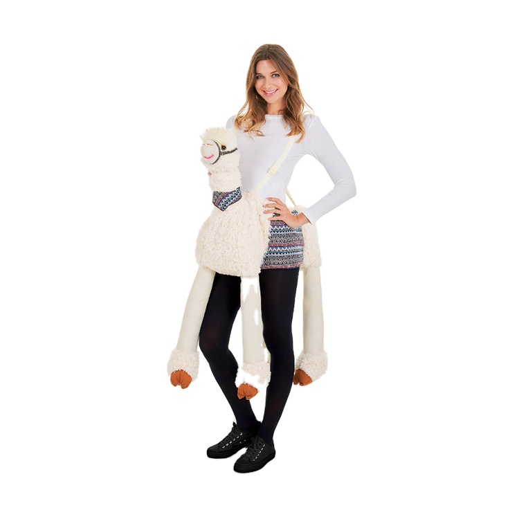In-Stock Animal Costumes Adults Llama Ride on Halloween Cosplay Costume