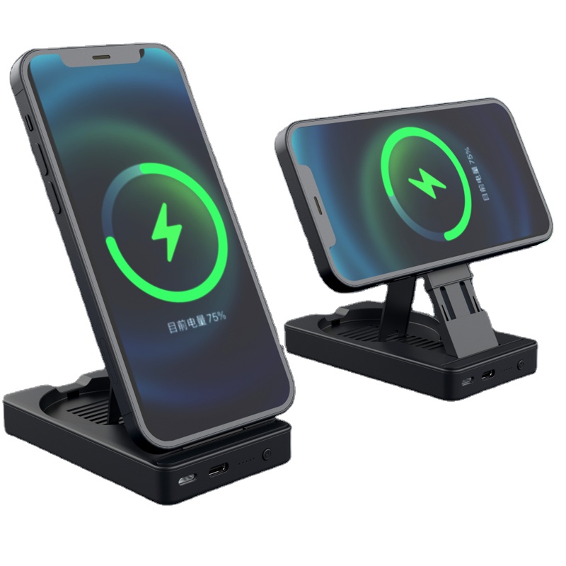 2021 New Fast Charging Magsafe Power Bank 15W Wireless Charger 5000mAh Magsafe Powerbank For iphone 12