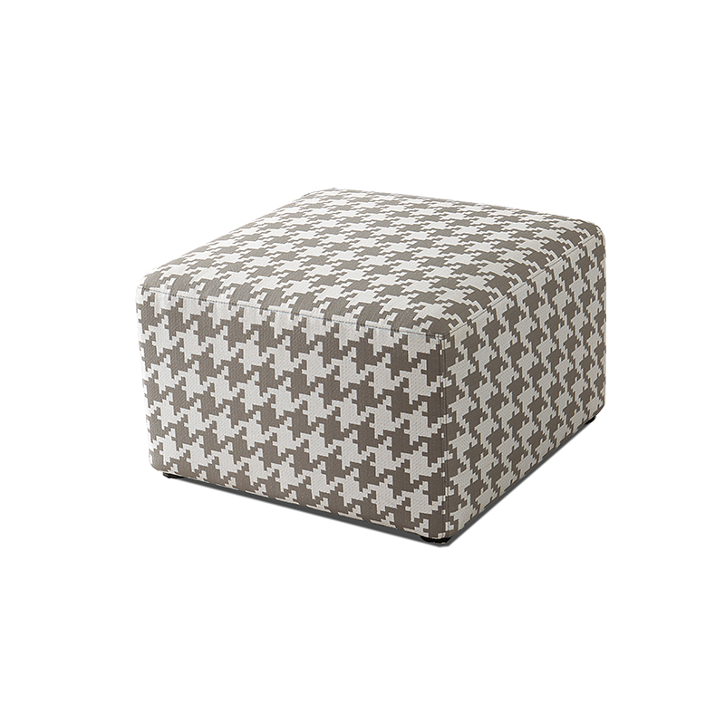 Unique Stool Footstool Stool Chair Wholesale Modern White Living Room Furniture Square Fabric Velvet Ottoman Factory Price